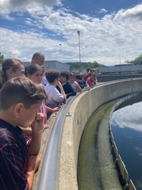 31.08.2021 Besuche in der Kläranlage Klasse 4b Schulhaus Rietacker