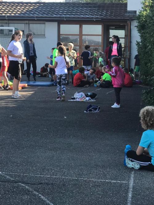 Sportmorgen beim Schulhaus Ohringen am 4. September 2019