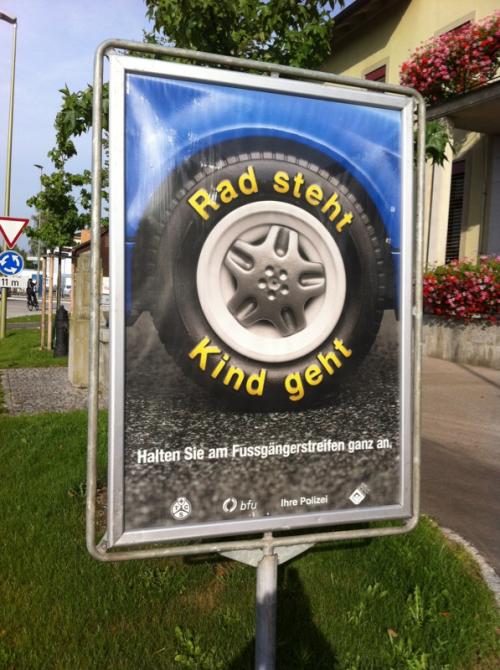 Rad steht, Kind geht